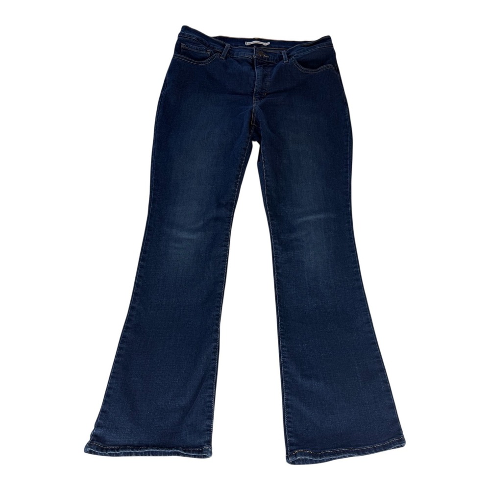 Levis 315 Shaping Bootcut‎ Jeans Dark Indigo Blue W32 L32  Womens